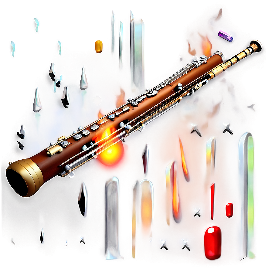 Bassoon In Fire Png 06272024 PNG Image