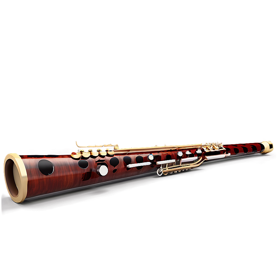 Bassoon With Musical Score Png 19 PNG Image