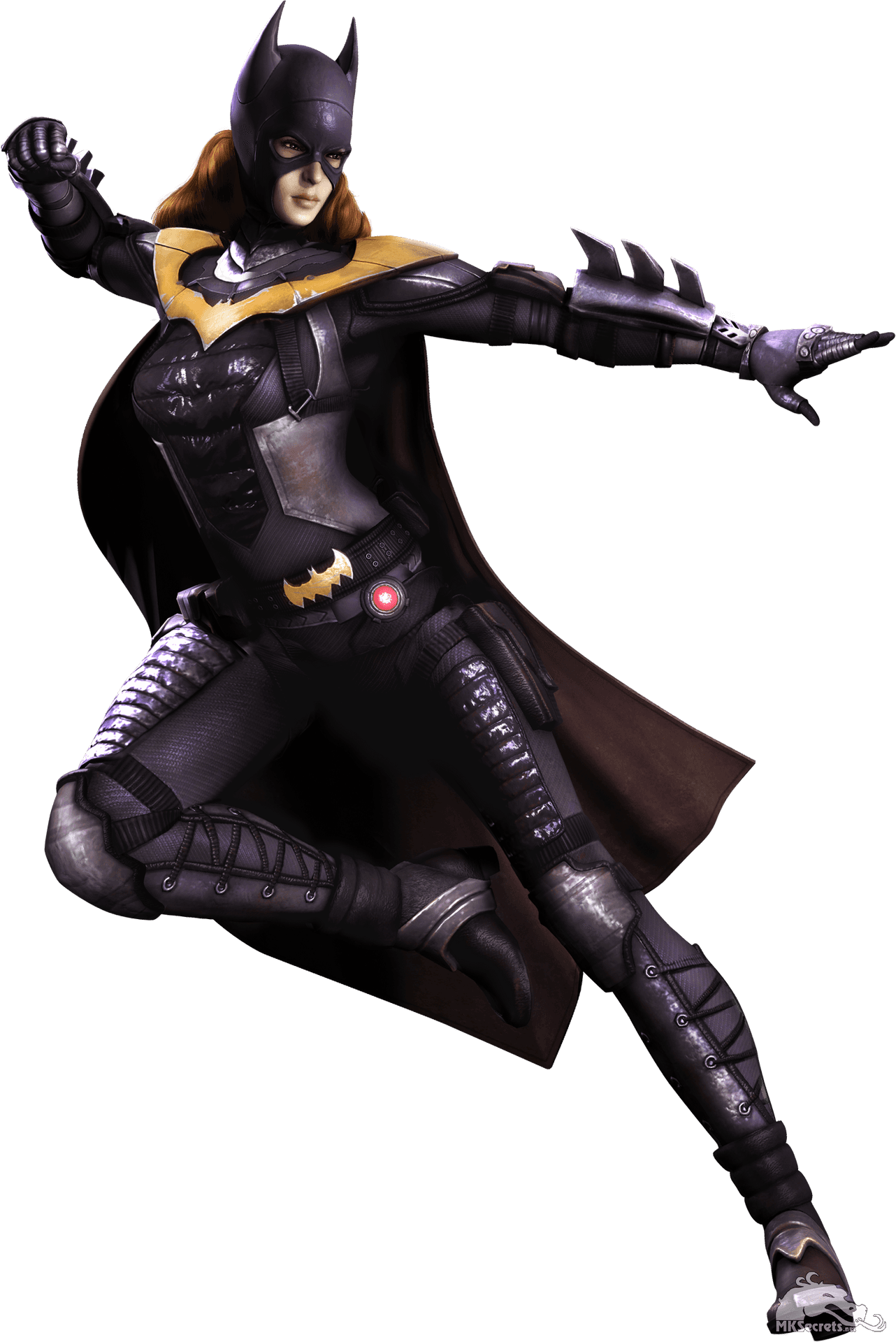 Batgirl Action Pose PNG Image