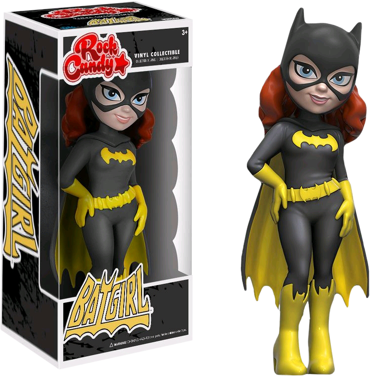 Batgirl Rock Candy Vinyl Figure PNG Image