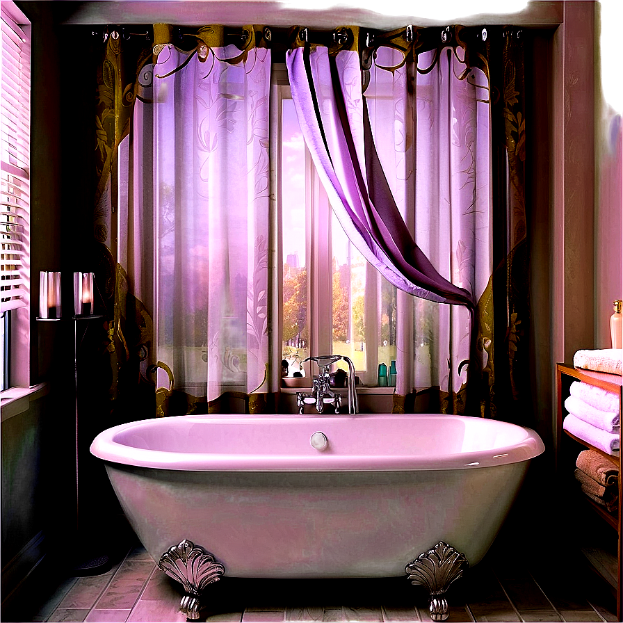 Bathroom Curtains Png Jjc53 PNG Image