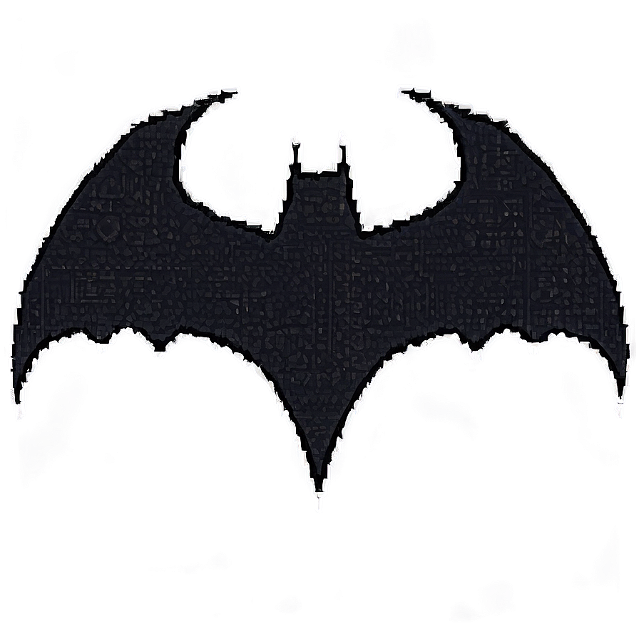 Batman Logo In Pixel Art Png Aam28 PNG Image