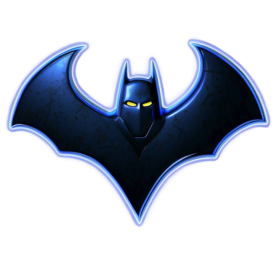 Batman Logo With Glowing Eyes Png Gkb PNG Image