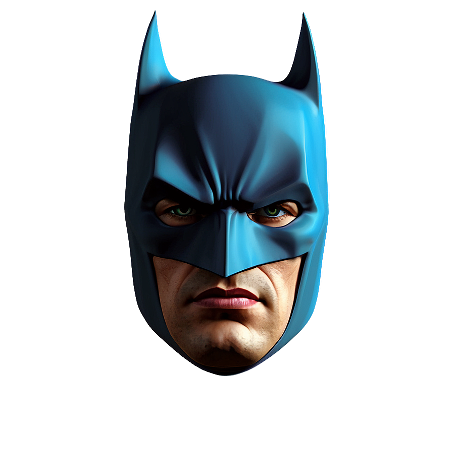 Batman Mask Digital Art Png 2 PNG Image