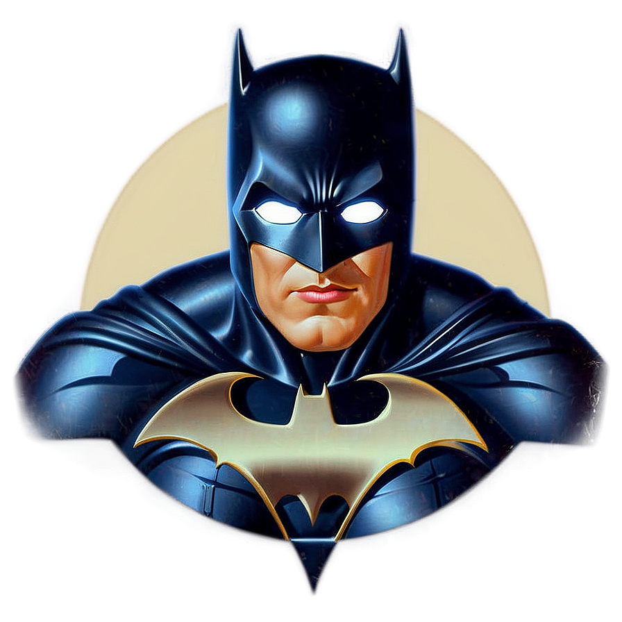 Batman Retro Poster Png Udf38 PNG Image