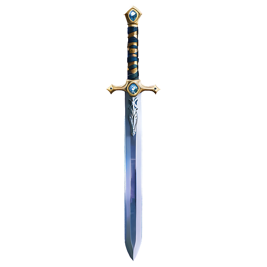 Battle-ready Diamond Sword Png 84 PNG Image