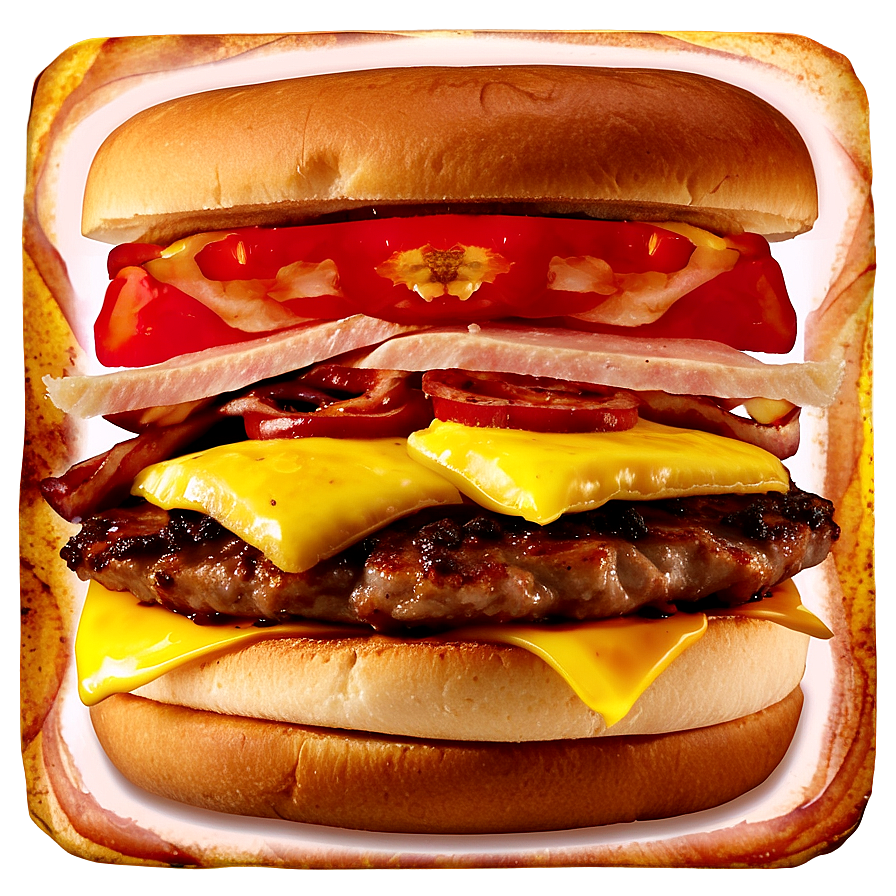 Bbq Bacon Cheeseburger Png Cbs PNG Image