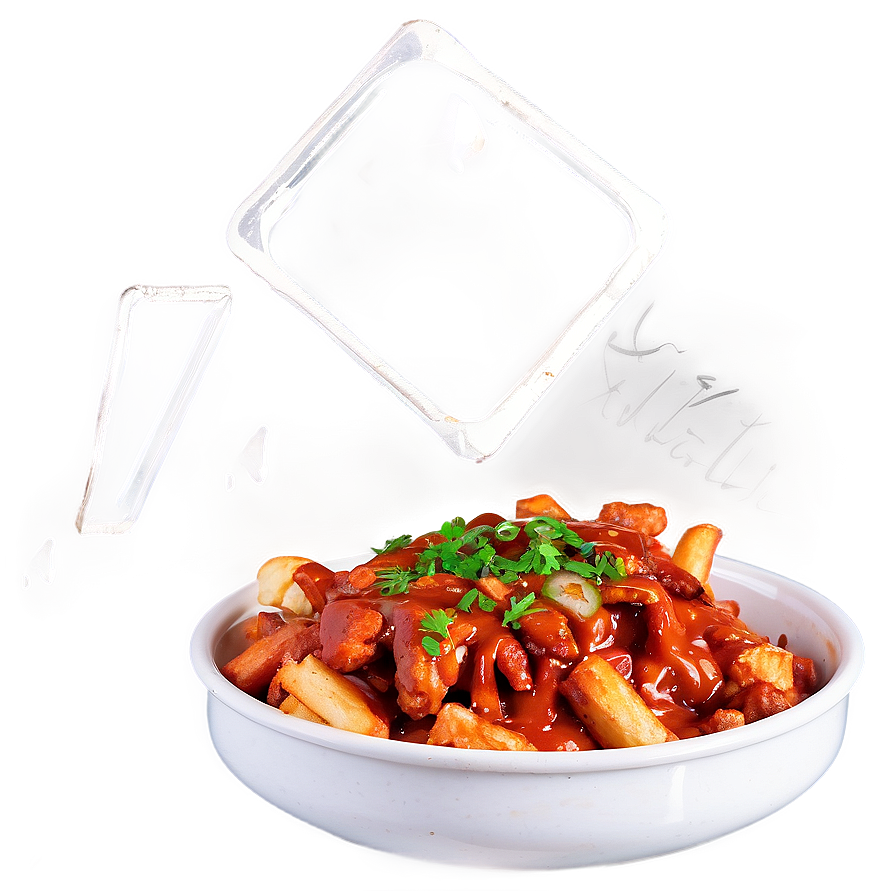 Bbq Chicken Poutine Feast Png 53 PNG Image