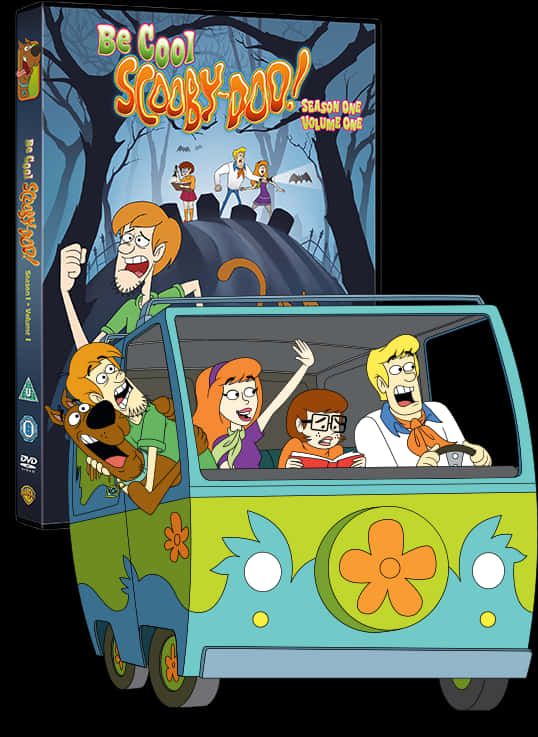 Be Cool Scooby Doo Season One Volume One D V D Cover PNG Image