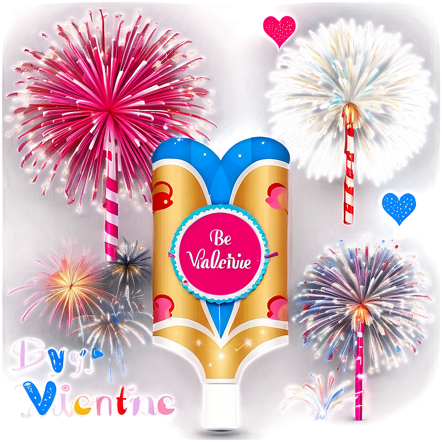 Be My Valentine Fireworks Png 31 PNG Image