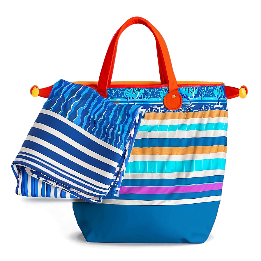 Beach Bag And Towel Set Png 06292024 PNG Image