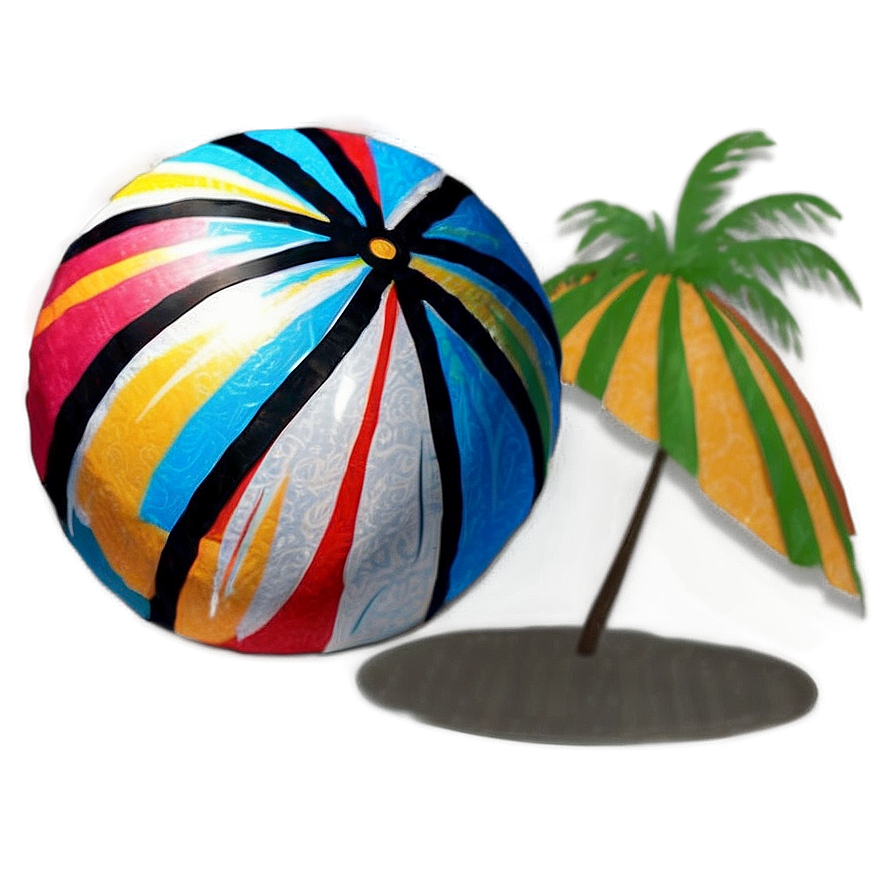 Beach Ball Drawing Png Nnw PNG Image