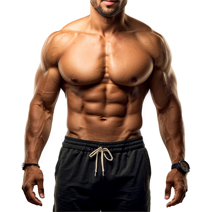 Beach Body Six Pack Png 06272024 PNG Image