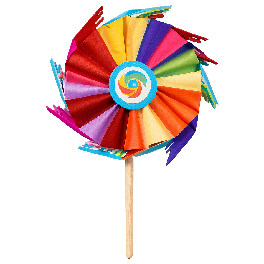 Beach Day Pinwheel Png 06282024 PNG Image