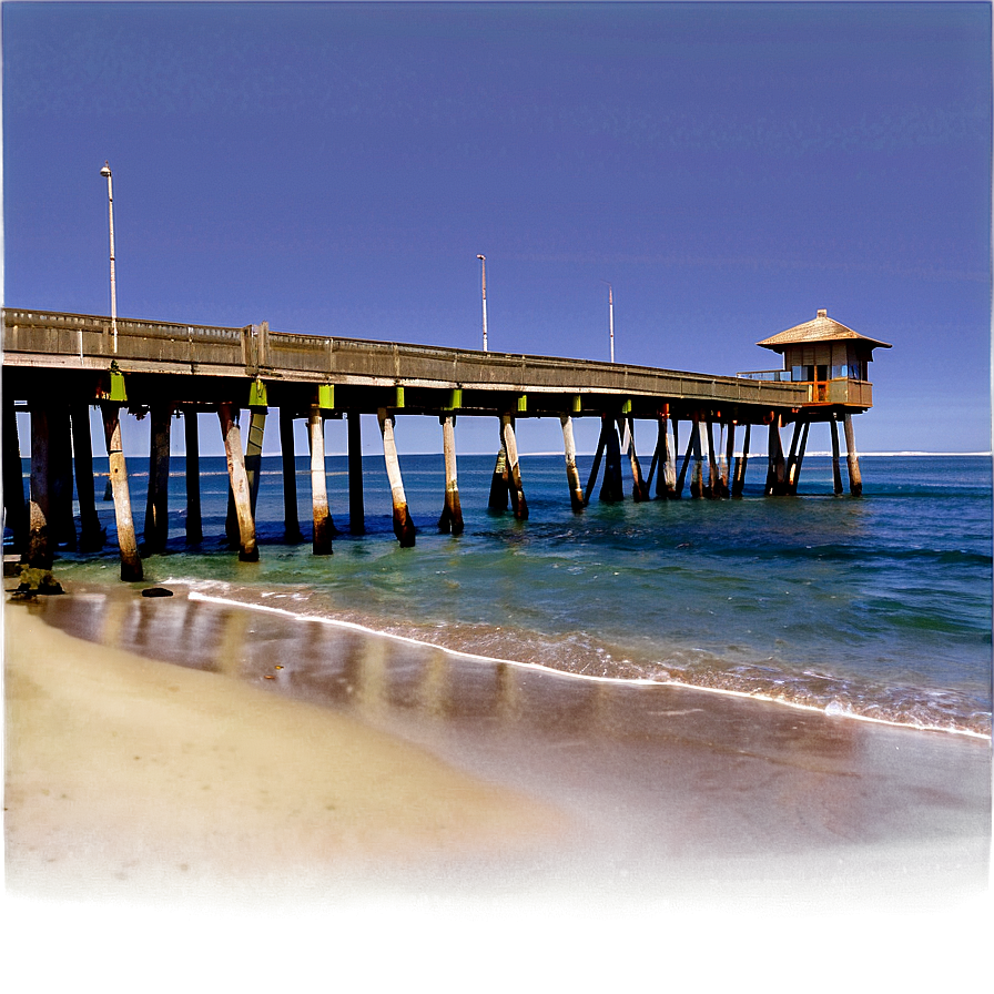 Beach Fishing Pier Png Ykj PNG Image