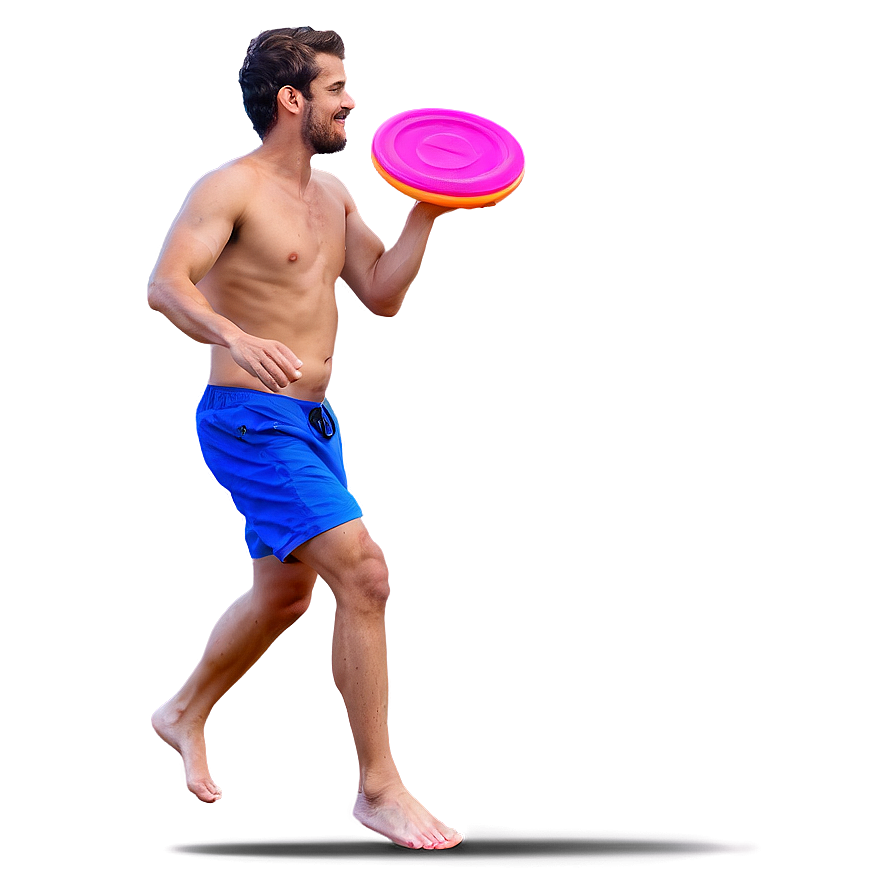 Beach Frisbee Fun Png 24 PNG Image