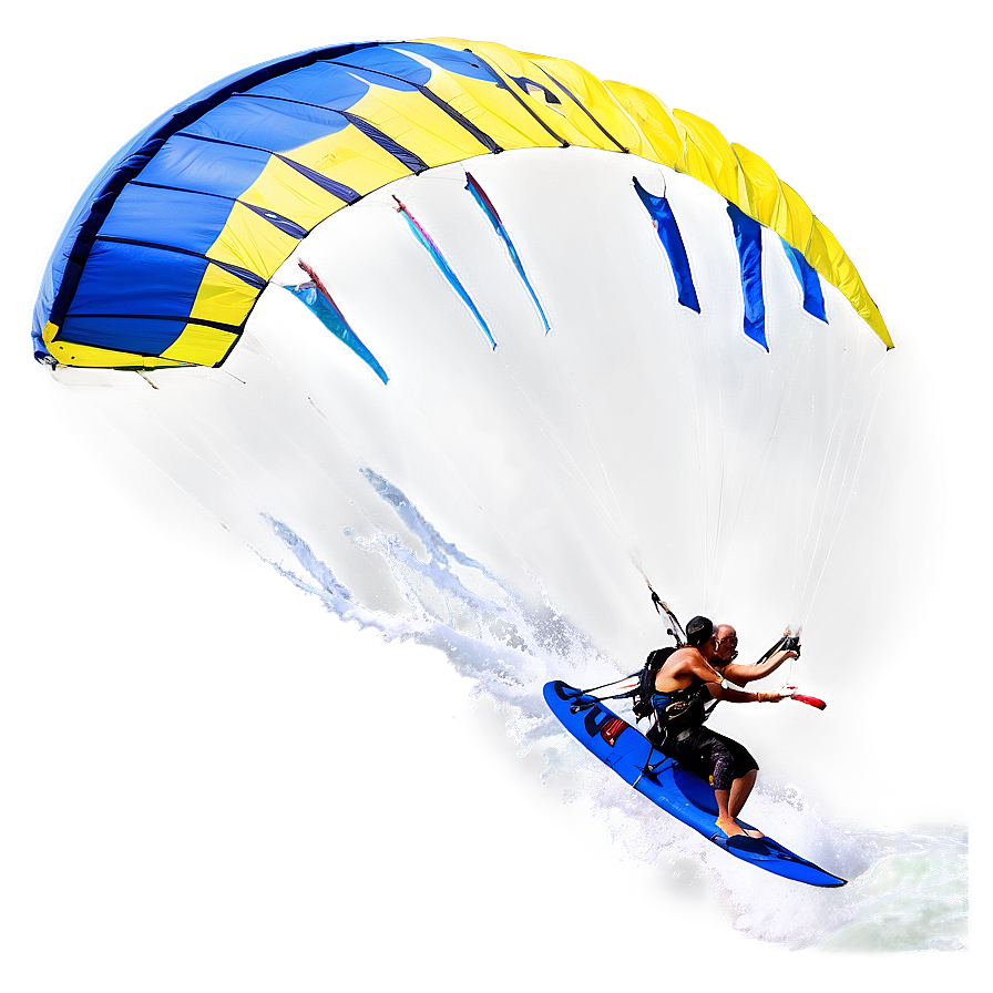 Beach Kite Surfing Png 06132024 PNG Image