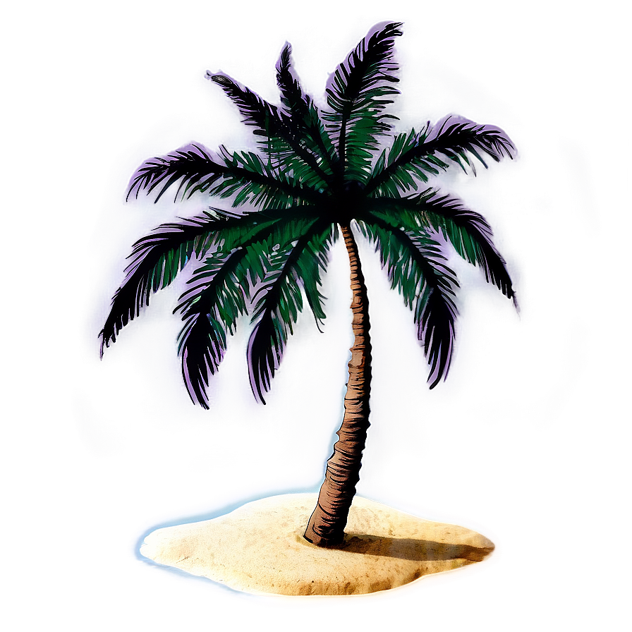 Beach Palms Silhouette Png 48 PNG Image