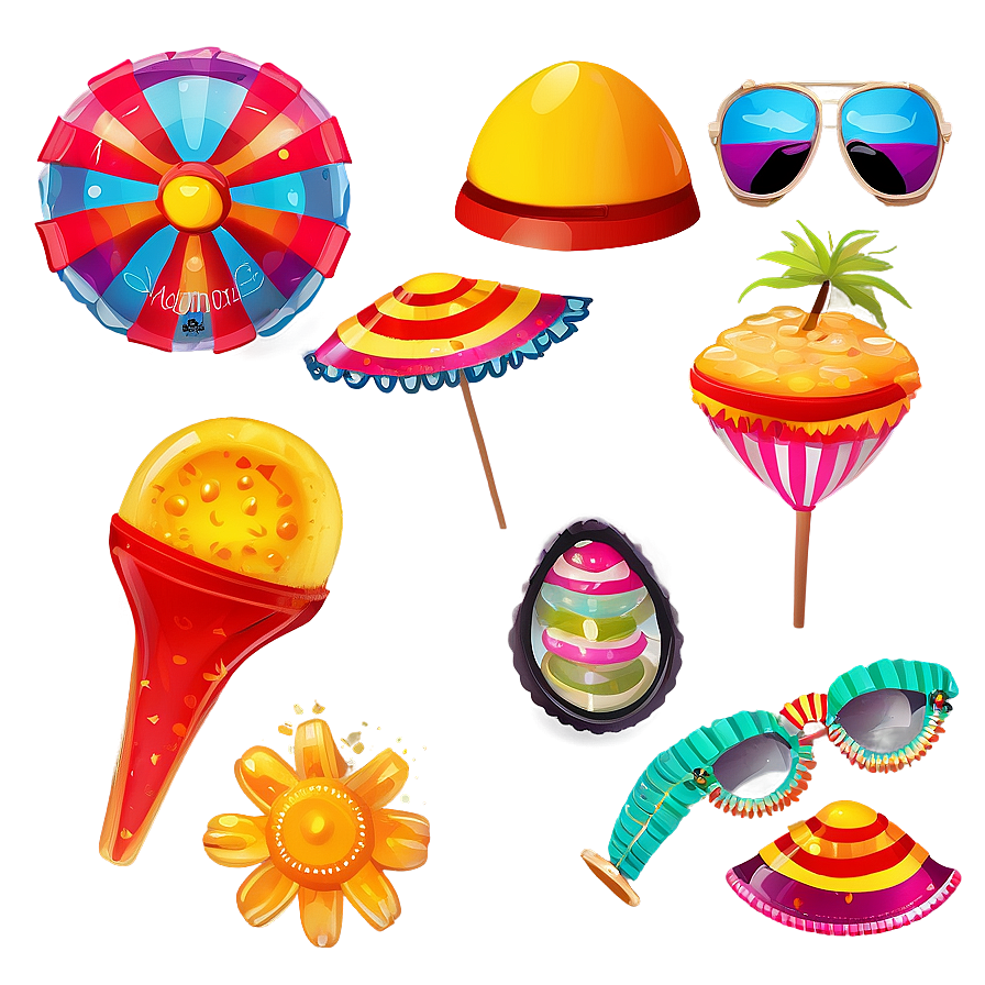 Beach Party Summer Png Gai PNG Image