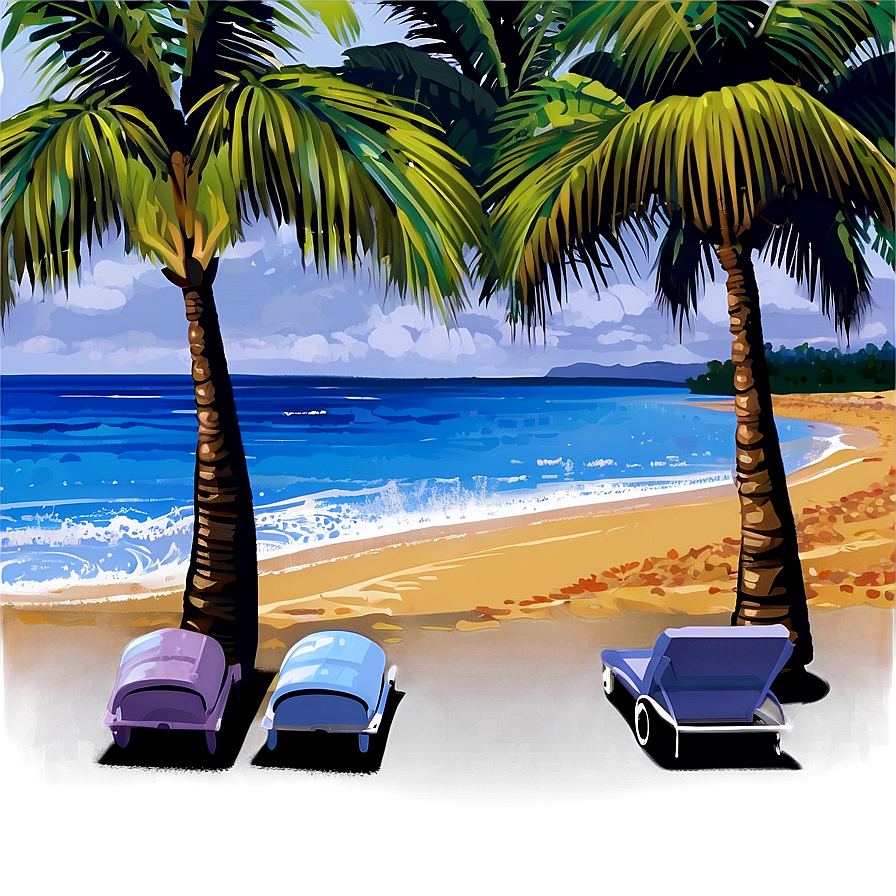 Beach View Png Cxj52 PNG Image