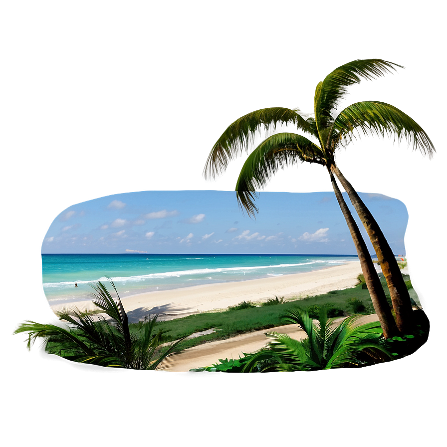 Beach View Png Oku5 PNG Image