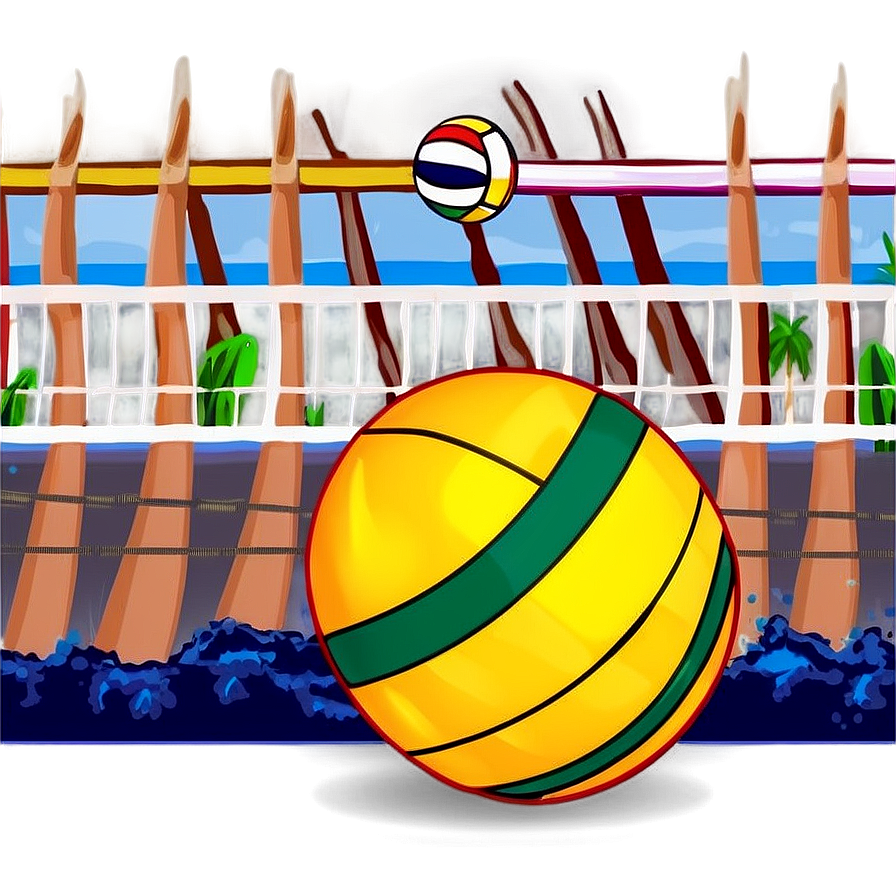 Beach Volleyball Action Png 05212024 PNG Image