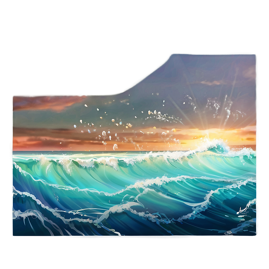 Beach Waves Png Sqp10 PNG Image