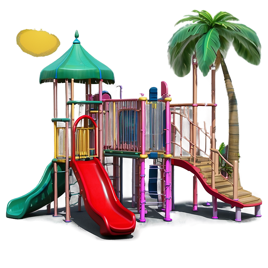 Beachside Playground Paradise Png 05232024 PNG Image