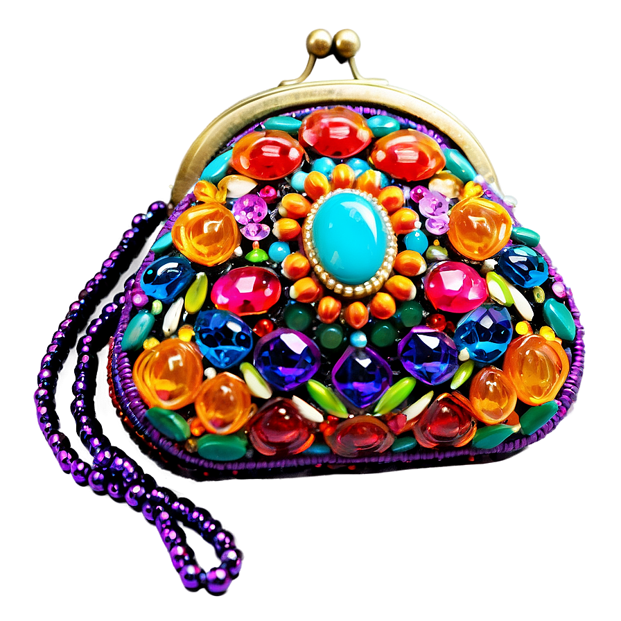 Beaded Purse Png Dqd80 PNG Image