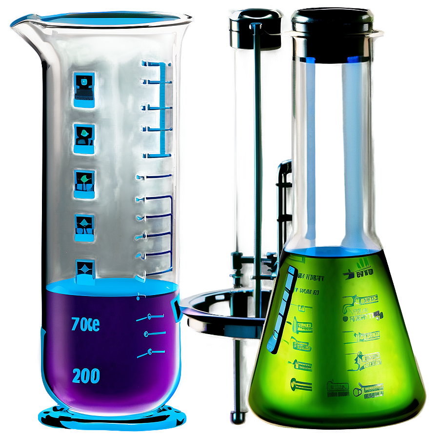 Beaker For Chemical Analysis Png Nuu72 PNG Image