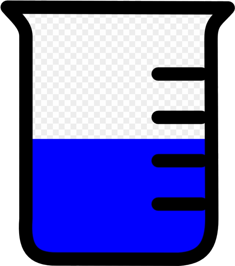 Beaker Icon With Transparent Background PNG Image