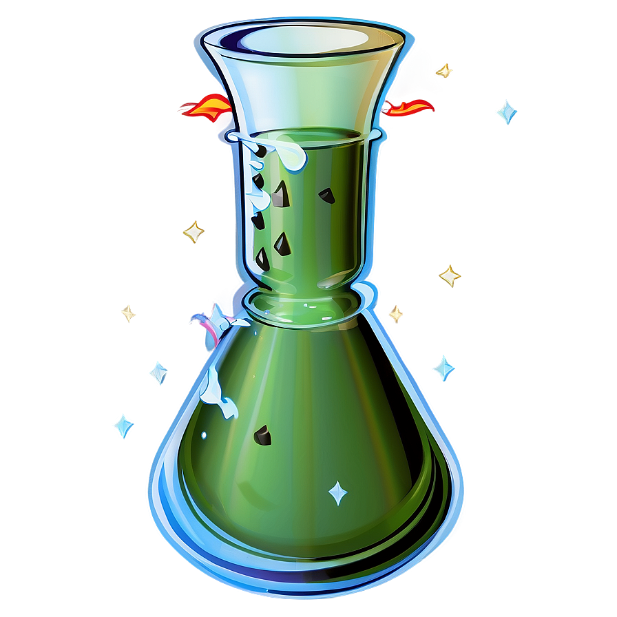 Beaker With Smoke Png Syk PNG Image