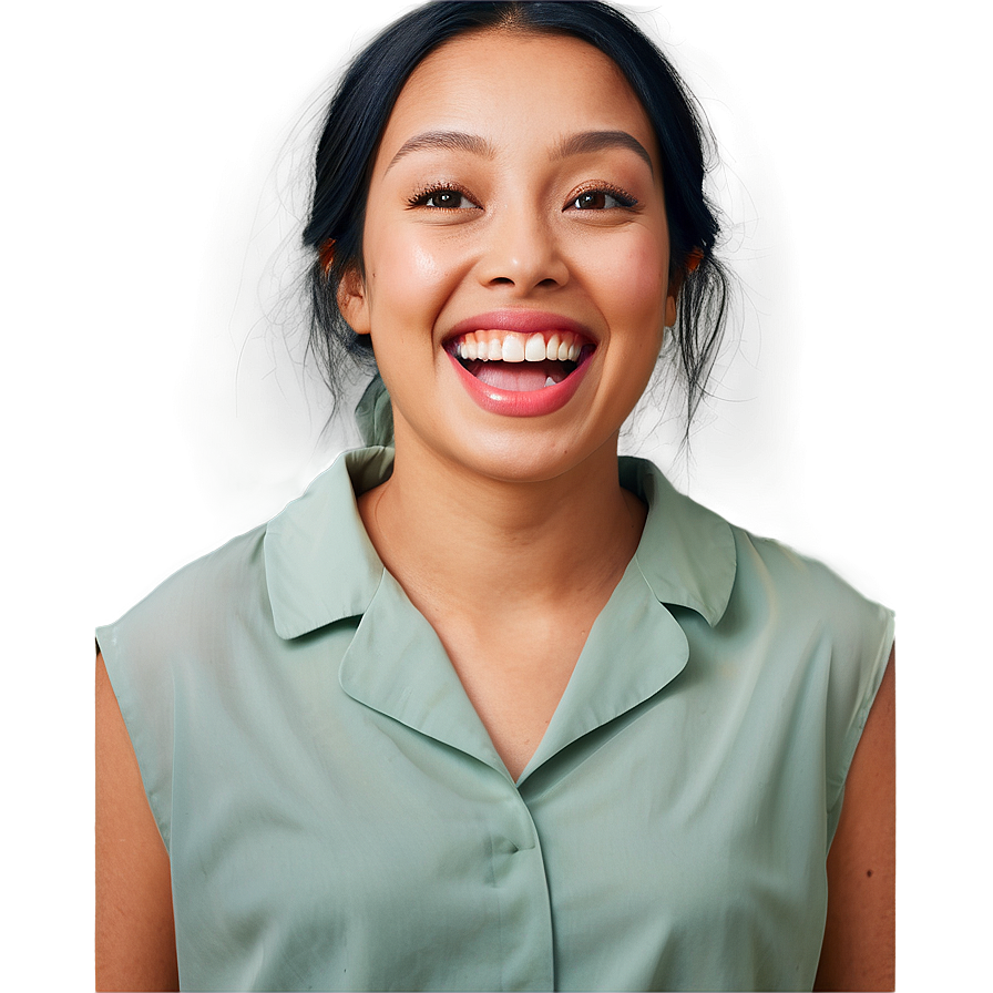 Beaming Joy Face Png Jaw PNG Image