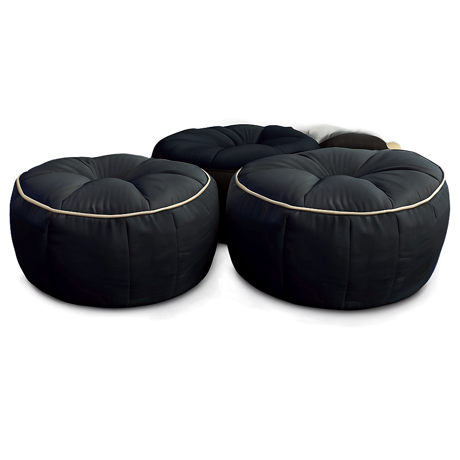 Beanbag Footstool Combo Png 23 PNG Image