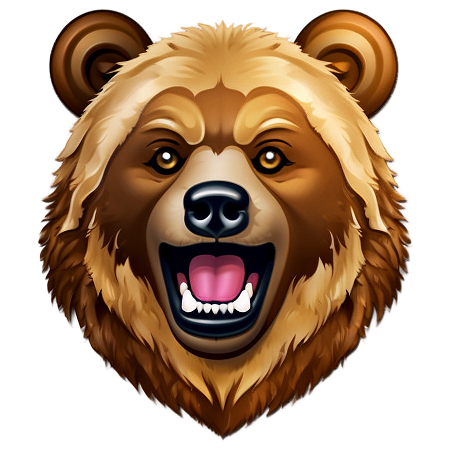 Bear Face Emoji Png 87 PNG Image