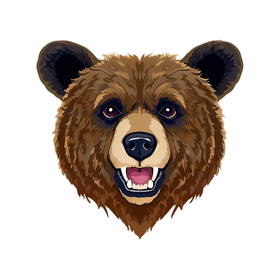 Bear Face Expression Png Ddh19 PNG Image