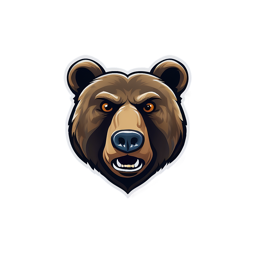 Bear Face Mascot Png Vqd72 PNG Image