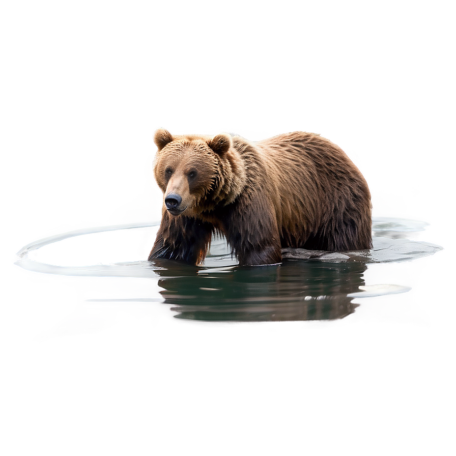 Bear Fishing Png Tbc60 PNG Image