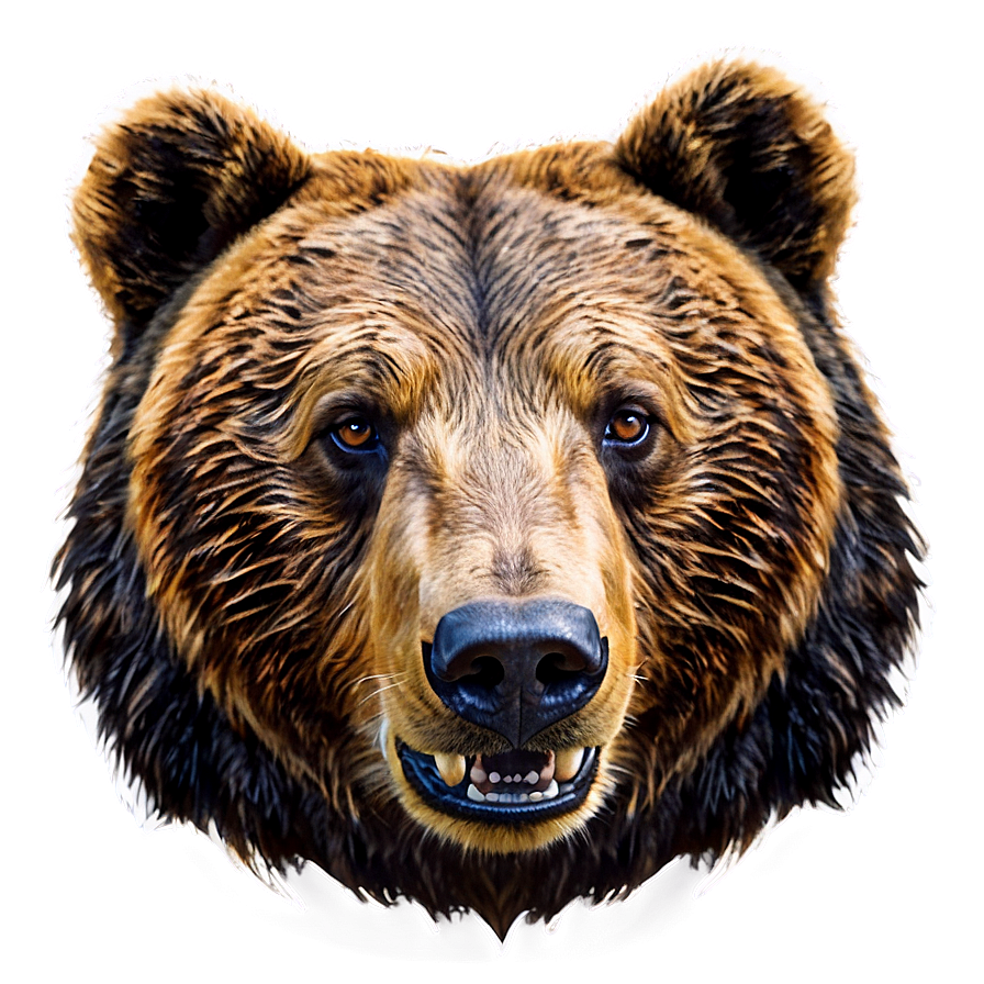 Bear Head A PNG Image