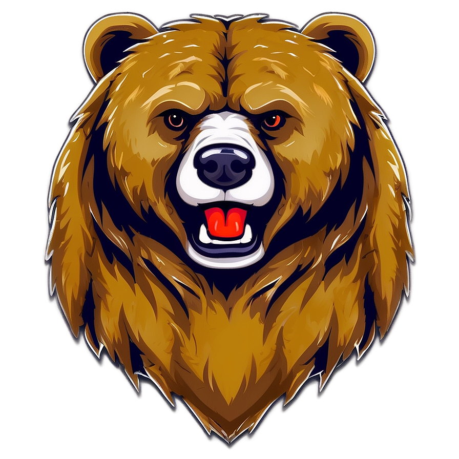 Bear Mascot Logo Png Wmk32 PNG Image