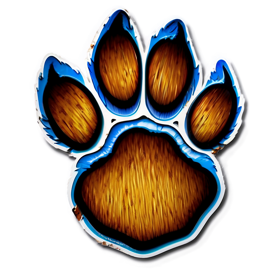 Bear Paw Decal Png Kot PNG Image