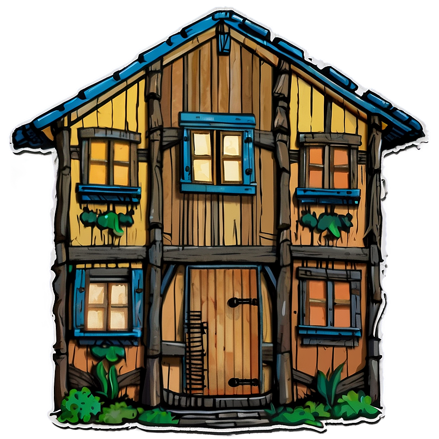 Bear's Adventure House Png Qsb82 PNG Image