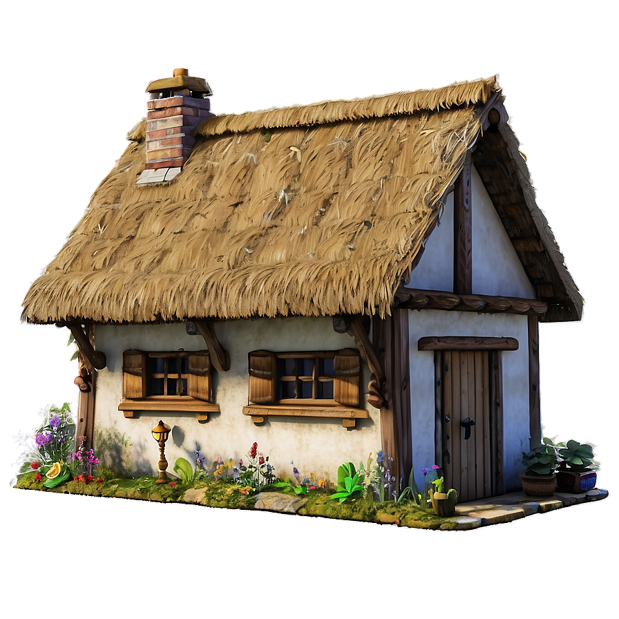 Bear's Countryside Cottage Png Vdk PNG Image