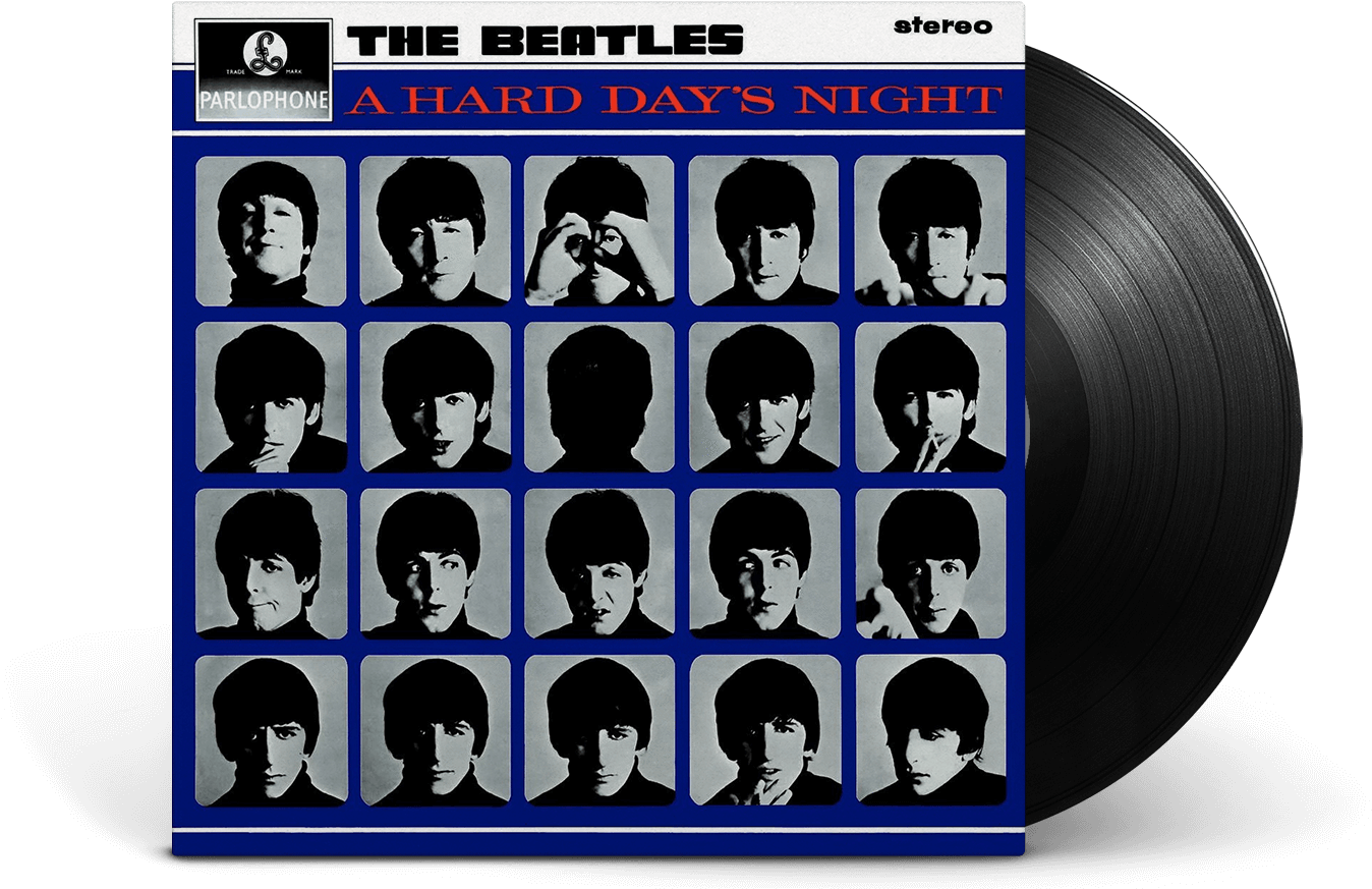 Beatles A Hard Days Night Album Cover PNG Image