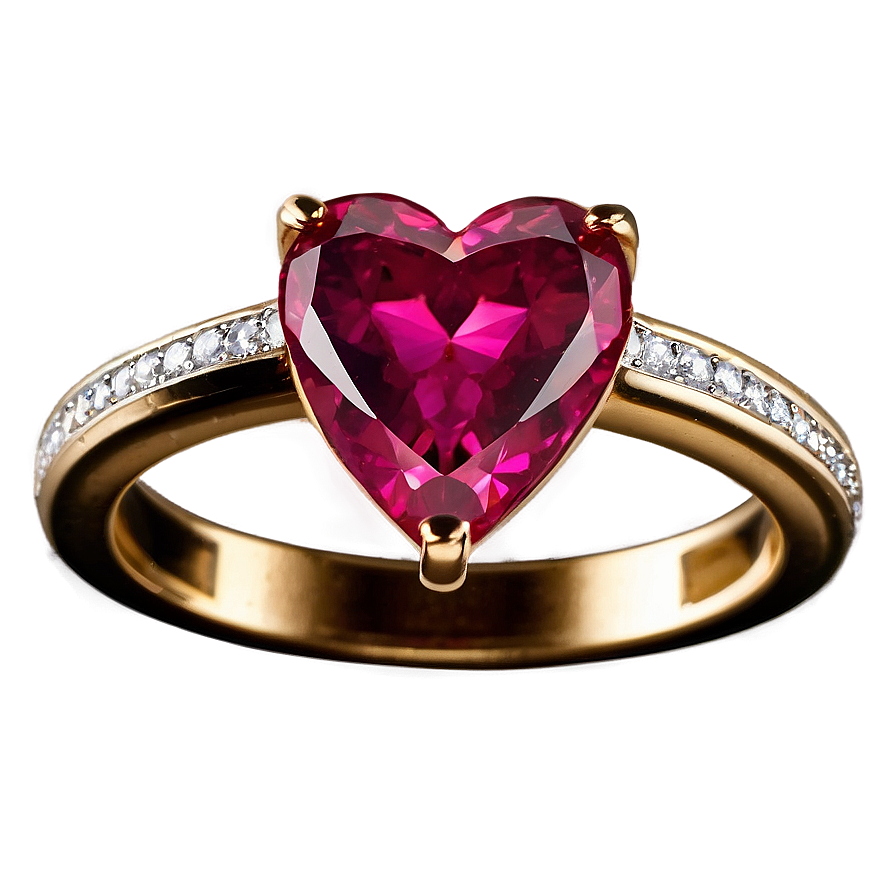 Beautiful Valentine's Day Ring Png Itm PNG Image