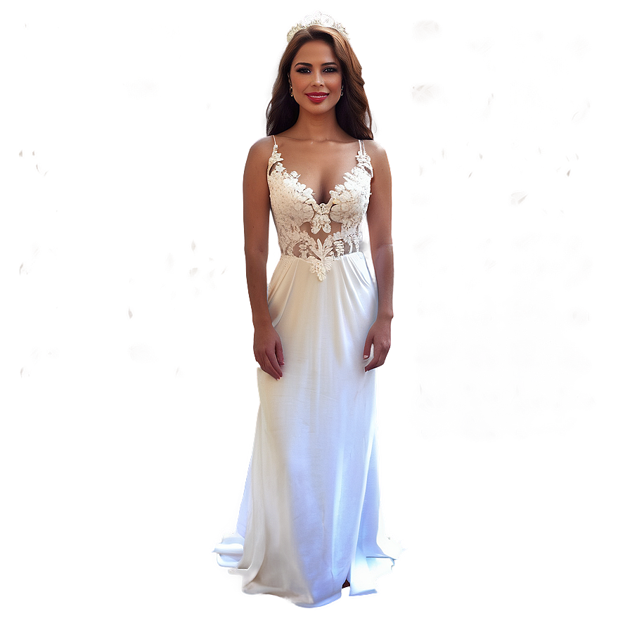 Beautiful Wedding Dress Png 06112024 PNG Image