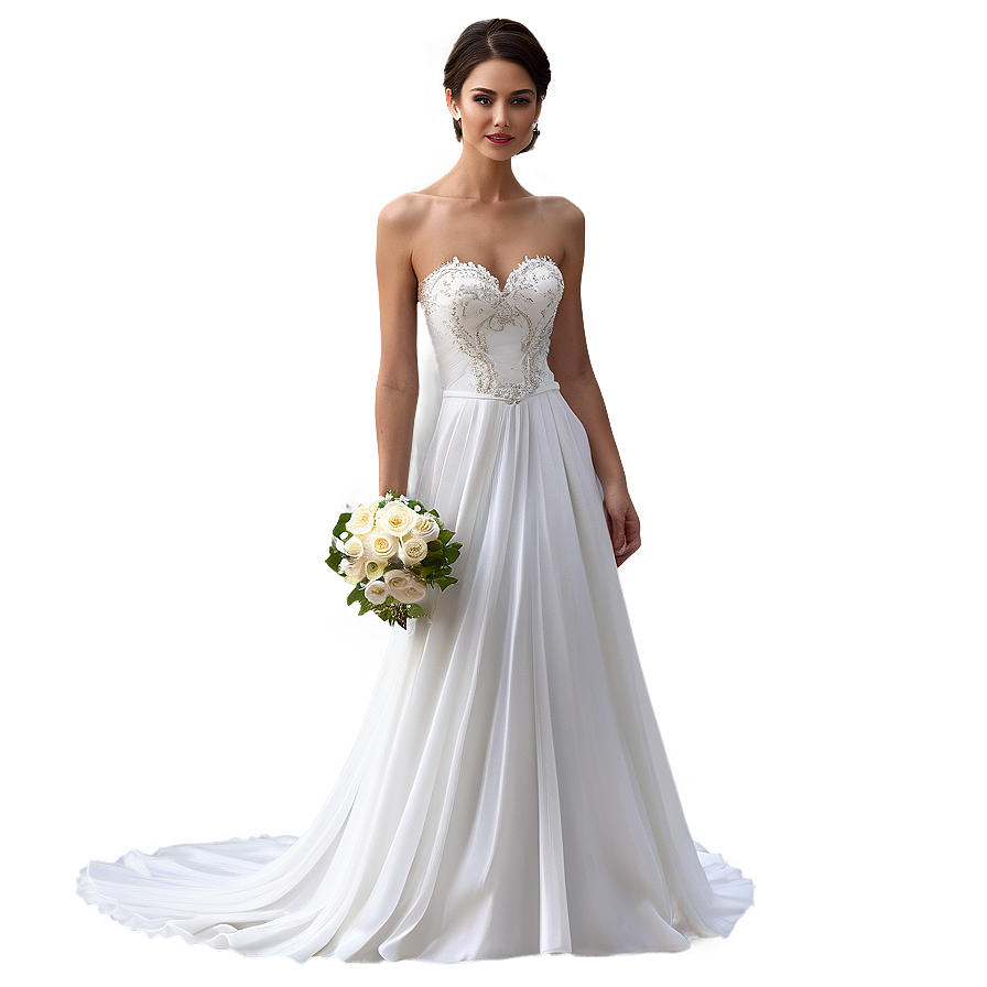 Beautiful Wedding Dress Png Mgt71 PNG Image