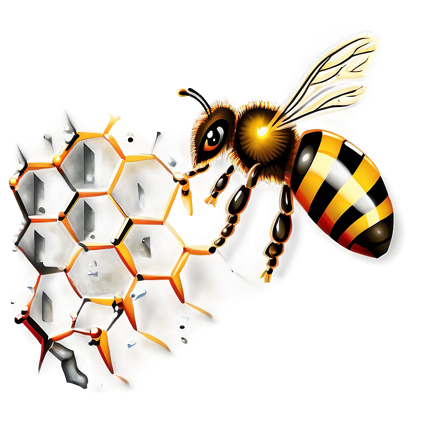 Bee Drawing Png 05232024 PNG Image