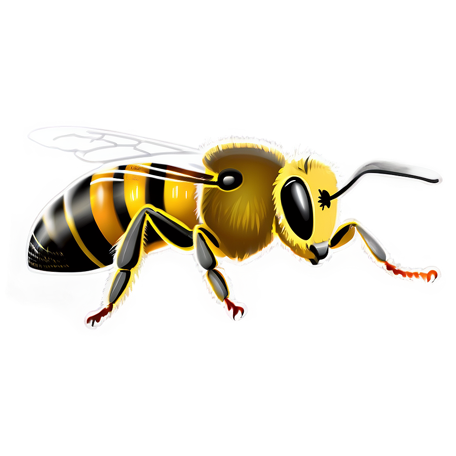 Bee Drawing Png Xev PNG Image