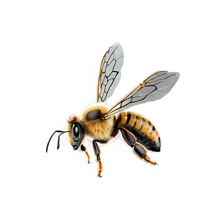 Bee In Flight Png 05232024 PNG Image